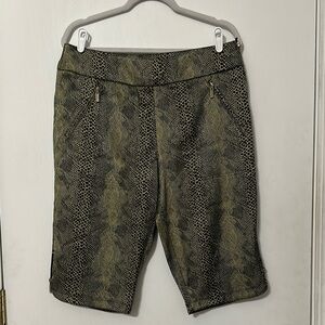 Jamie Sadock Black and Tan Capris